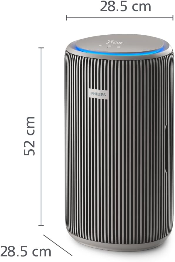 Philips AC3210/12 PureProtect 3200 HEPA Air Purifier 130m2 Coverage 500 CADR Ultra Quiet Smart App Control