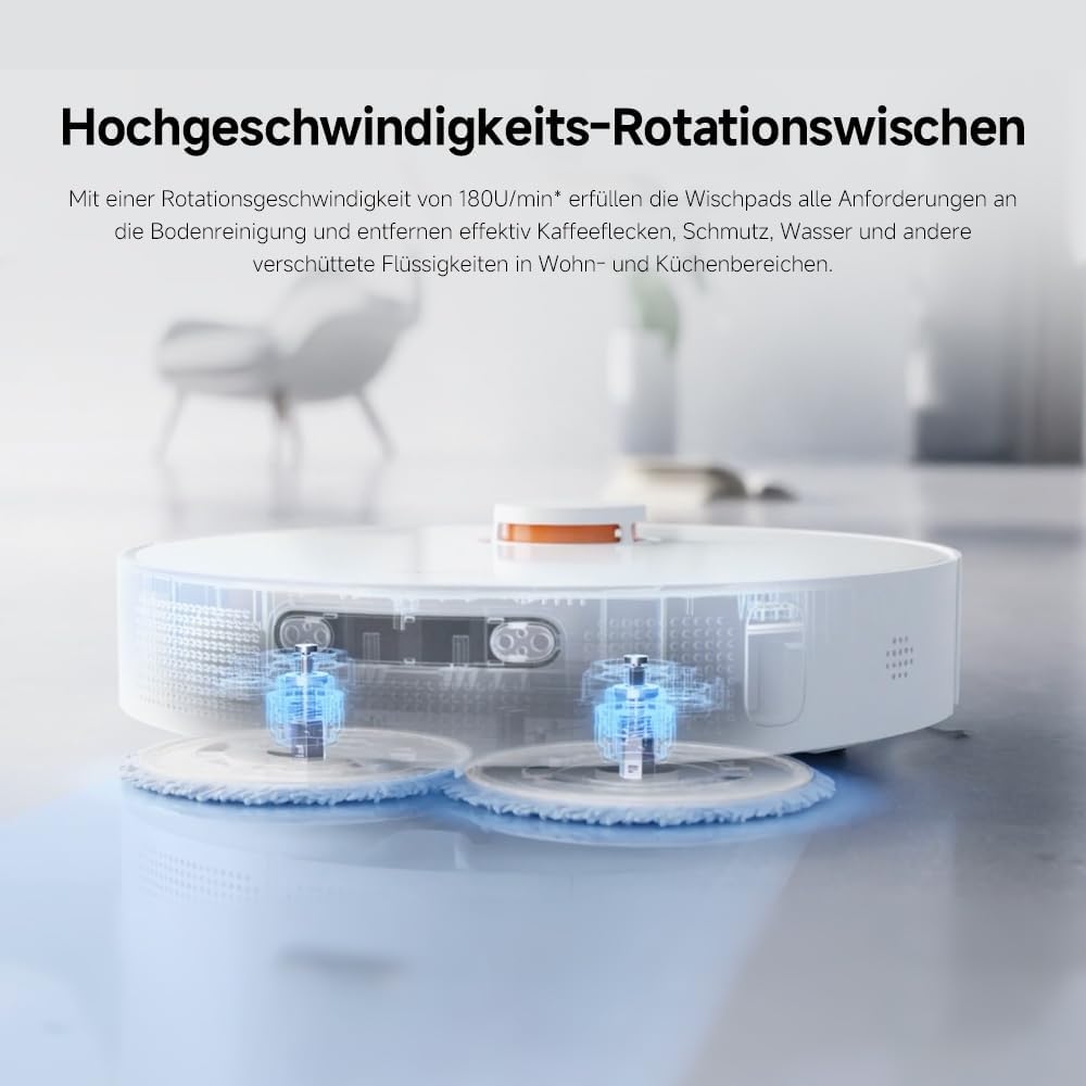 Xiaomi Robot Vacuum X20+ with All-in-One Station 6000Pa Suction Self-Cleaning Mop 140 Min Battery