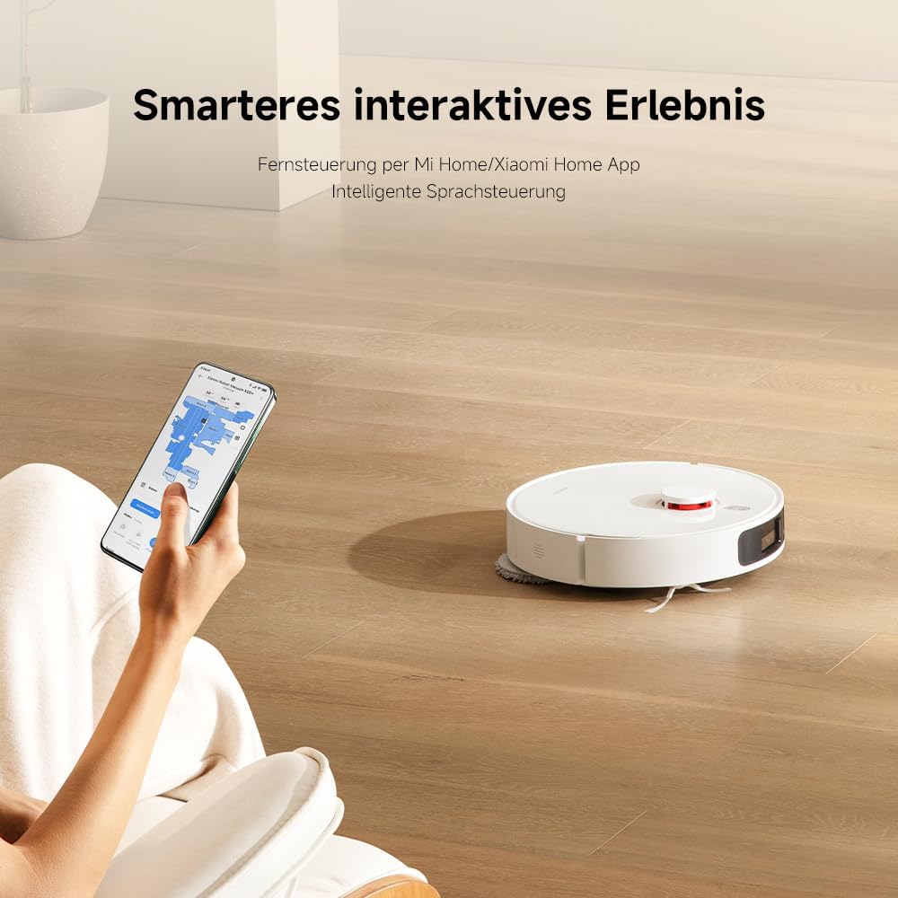 Xiaomi Robot Vacuum X20+ with All-in-One Station 6000Pa Suction Self-Cleaning Mop 140 Min Battery