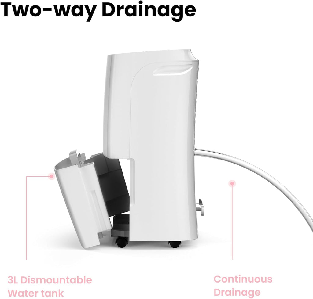 Comfee 20L Smart Dehumidifier WiFi App Control 40m2 Coverage 3L Tank Timer MDDF-20DEN7-WF