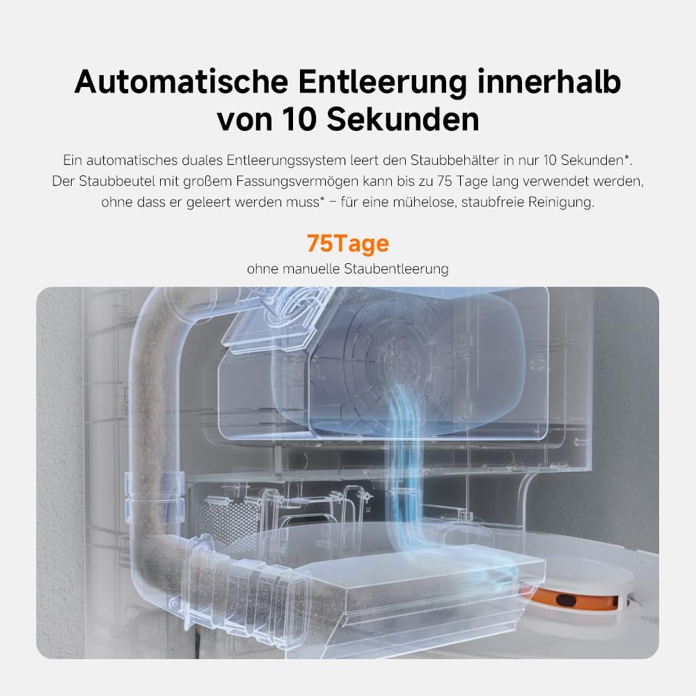 Xiaomi Robot Vacuum X20+ with All-in-One Station 6000Pa Suction Self-Cleaning Mop 140 Min Battery