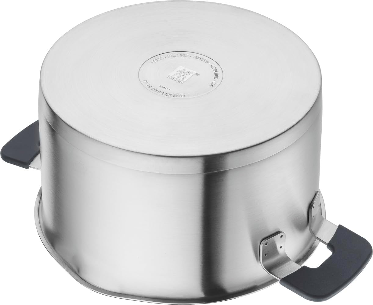 ZWILLING Simplify 5-Piece Stainless Steel Saucepan Set Induction Safe with Strainer Lids and Stay Cool Handles