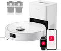 Roborock Q10 S5+ Robot Vacuum and Mop 10000Pa Suction Self-Empty Station Pet Hair Carpet Hard Floor White