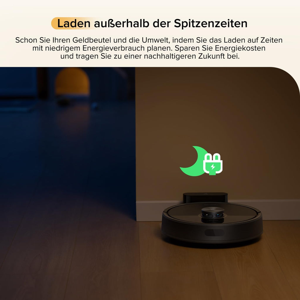Roborock Q7 M5 Robot Vacuum 10000Pa Suction LiDAR Navigation 2-in-1 Vacuum Mop App Control Pet Hair Carpet 150min Runtime Black