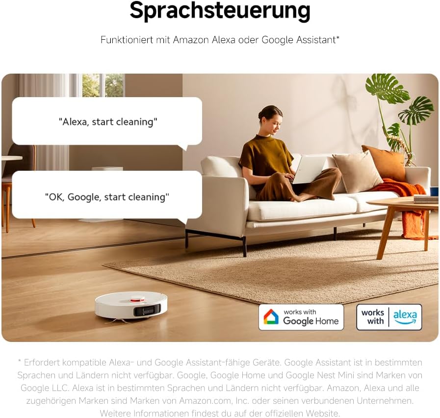 Xiaomi Robot Vacuum X20+ with All-in-One Station 6000Pa Suction Self-Cleaning Mop 140 Min Battery