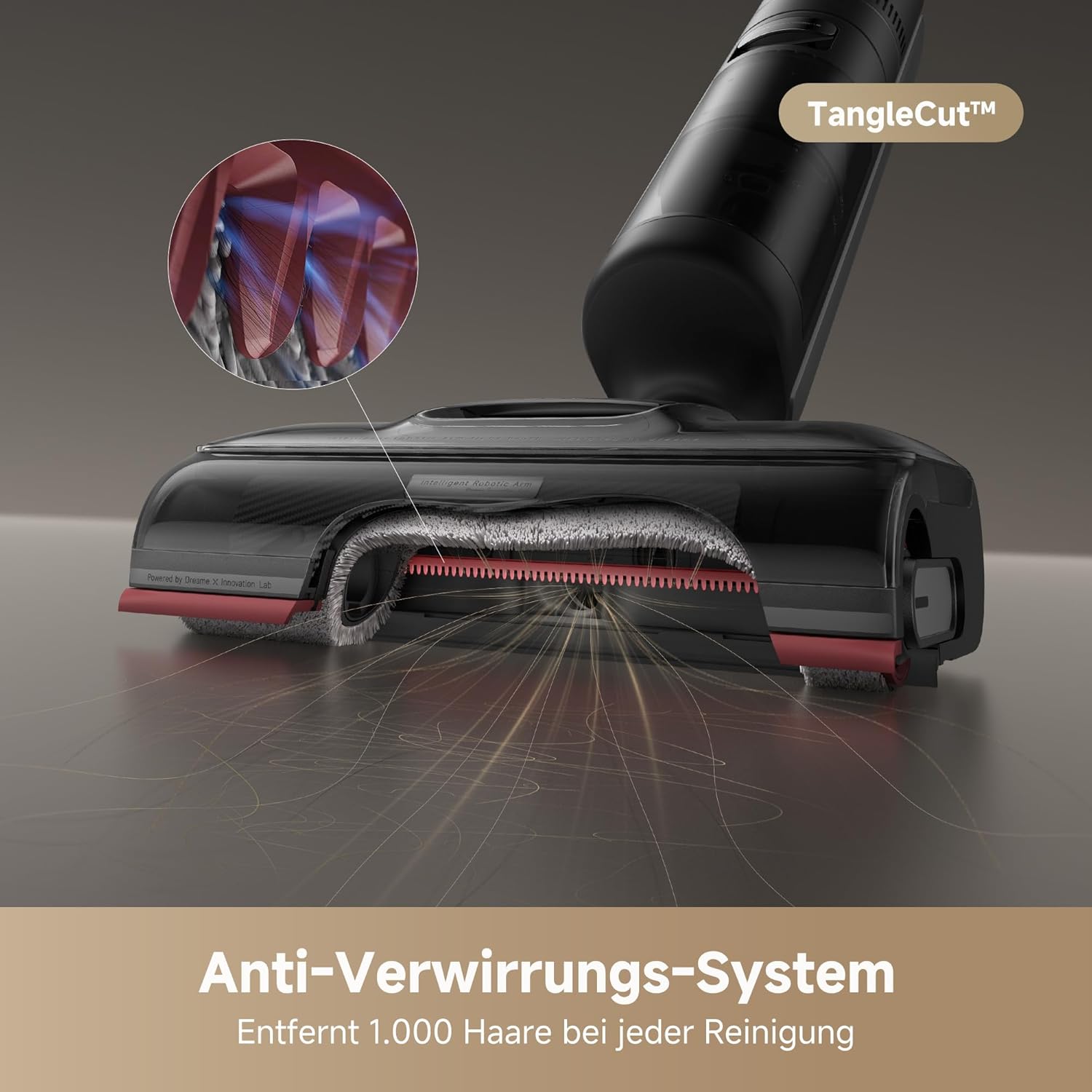 Dreame H15 Pro Wet Dry Vacuum Cleaner 21000Pa Suction GapFree AI Robot Arm Triple Edge 180 Degree Flat Design TangleCut Technology