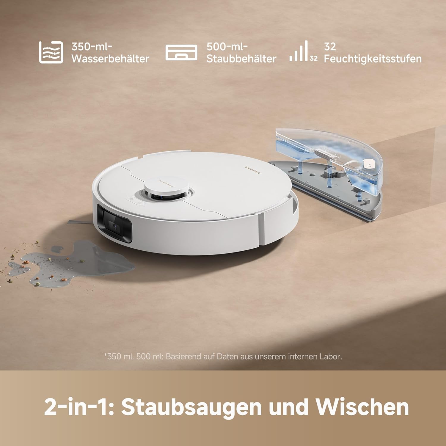 Dreame D20 Pro Plus Robot Vacuum Mop 13000Pa Pet Hair Carpet Hard Floor Self Empty LDS Navigation 5200mAh