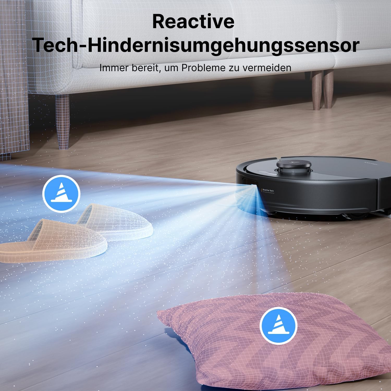 Roborock Q10 X5+ Robot Vacuum Cleaner Auto Emptying Station 10000Pa Suction Mop PreciSense LiDAR Navigation Black