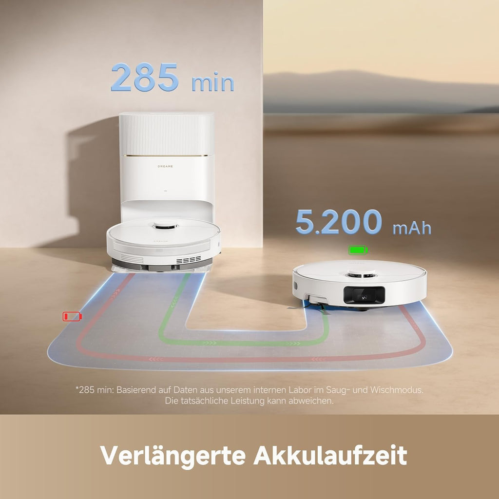 Dreame D20 Pro Plus Robot Vacuum Mop 13000Pa Pet Hair Carpet Hard Floor Self Empty LDS Navigation 5200mAh