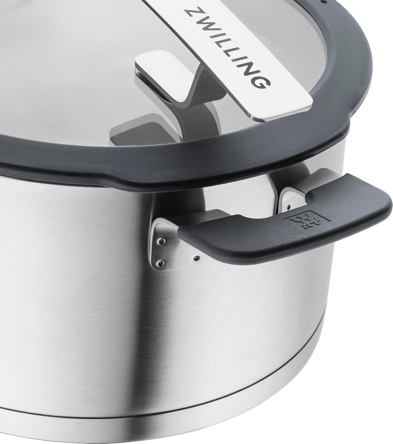 ZWILLING Simplify 5-Piece Stainless Steel Saucepan Set Induction Safe with Strainer Lids and Stay Cool Handles