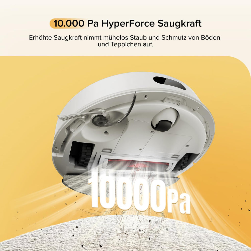 Roborock Q7 M5 Robot Vacuum with Mop 10000Pa Suction LiDAR Navigation Pet Hair Carpet Cleaning 150 Min Runtime App Control White