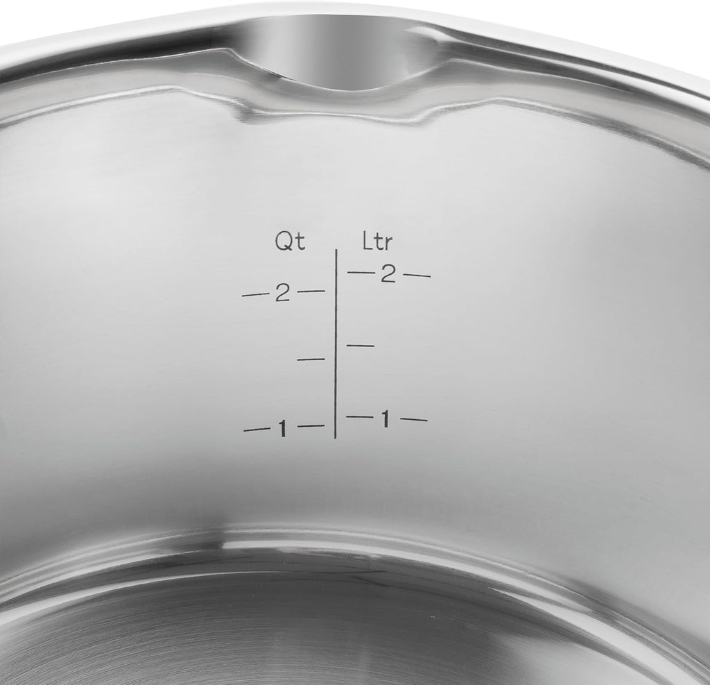 ZWILLING Simplify 5-Piece Stainless Steel Saucepan Set Induction Safe with Strainer Lids and Stay Cool Handles