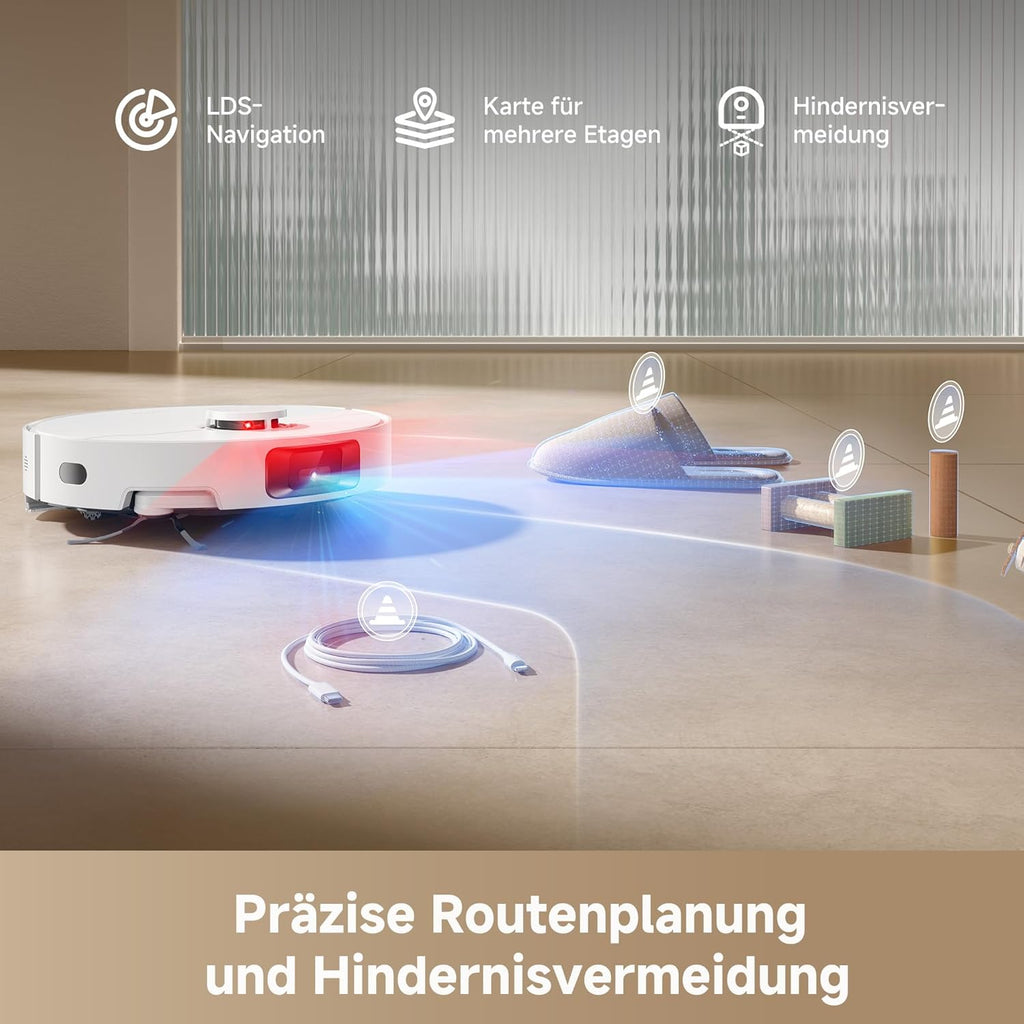 Dreame D20 Pro Plus Robot Vacuum Mop 13000Pa Pet Hair Carpet Hard Floor Self Empty LDS Navigation 5200mAh