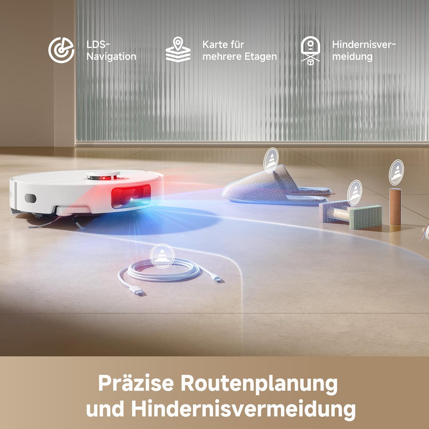 Dreame D20 Pro Plus Robot Vacuum Mop 13000Pa Pet Hair Carpet Hard Floor Self Empty LDS Navigation 5200mAh